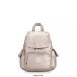Kipling μίνι τσάντες μεταλλική λάμψη γυναίκες City pack μίνι μεταλλικό σακίδιο πλάτης Z0Z64R389