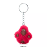 Kipling μπρελόκ αληθινό ροζ γυναίκες μπρελόκ sven extra small μαϊμού Z0Z64R710