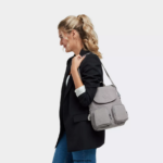 Kipling σακίδια μόδας γκρι γκρι γυναίκες firefly up μετατρέψιμο σακίδιο πλάτης Z0Z64R401 - Image 5