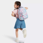Kipling σακίδια μόδας λουλούδια ακουα γυναίκες Σακίδιο πλάτης tablet σεούλ με τυπωμένο μικρό Z0Z64R349 - Image 4