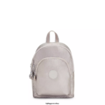 Kipling σακίδια μόδας μεταλλική λάμψη γυναίκες curtis συμπαγές μεταλλικό μετατρέψιμο σακίδιο πλάτης Z0Z64R397