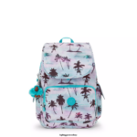 Kipling σακίδια μόδας τύπωμα παλάμης σκιάς γυναίκες Σακίδιο πλάτης με στάμπα πόλης Z0Z64R338