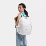 Kipling σακίδια φορητού υπολογιστή ζαχαρωτό μεταλλικό γυναίκες Σεούλ μεγάλο μεταλλικό σακίδιο φορητού υπολογιστή 15" Z0Z64R458 - Image 4
