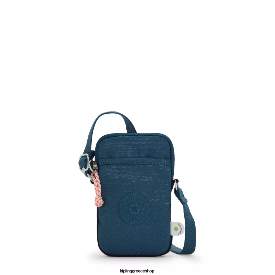 kipling_cf84cf83ceaccebdcf84ceb5cf82_cf87ceb9ceb1cf83cf84ceaf_cf85cf86ceb1cebdcf84cf8c_ceb3ceb1cebbceb1ceb6cebfcf80cf81ceac.png Kipling τσάντες χιαστί υφαντό γαλαζοπράσινο γυναίκες τσάντα τηλεφώνου χιαστί Z0Z64R182 - Image 1