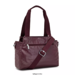 Kipling τσάντες ώμου μπορντό λάκα γυναίκες elysia μεταλλική τσάντα ώμου Z0Z64R203 - Image 4
