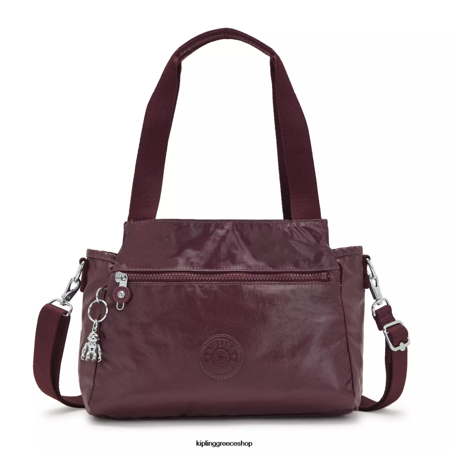 kipling_cf84cf83ceaccebdcf84ceb5cf82_cf8ecebccebfcf85_cebccf80cebfcf81cebdcf84cf8c_cebbceaccebaceb1_ceb3cf85cebdceb1ceafceba.png Kipling τσάντες ώμου μπορντό λάκα γυναίκες elysia μεταλλική τσάντα ώμου Z0Z64R203 - Image 1