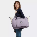 Kipling tote τσάντες απαλό μπλοκ λιλά γυναίκες wellness art m tote bag Z0Z64R263 - Image 4