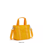 Kipling tote τσάντες μαλακή κουκκίδα κίτρινη γυναίκες asseni mini printed tote bag Z0Z64R83 - Image 2