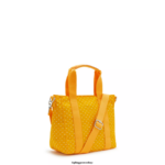 Kipling tote τσάντες μαλακή κουκκίδα κίτρινη γυναίκες asseni mini printed tote bag Z0Z64R83 - Image 4