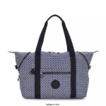 Kipling tote τσάντες μαυριδερό πλακάκι γυναίκες art medium printed tote bag Z0Z64R260