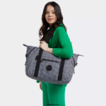 Kipling tote τσάντες μαυριδερό πλακάκι γυναίκες art medium printed tote bag Z0Z64R260 - Image 4