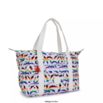 Kipling tote τσάντες ουράνιο τόξο παλάμη γυναίκες art medium printed tote bag Z0Z64R261 - Image 2