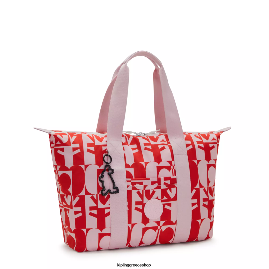 Kipling tote τσάντες minju multi print γυναίκες art medium minju kim tote τσάντα Z0Z64R270 - Image 2