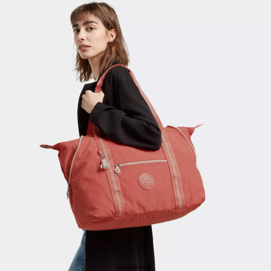 Kipling tote τσάντες vintage ροζ γυναίκες art medium tote τσάντα Z0Z64R257 - Image 4